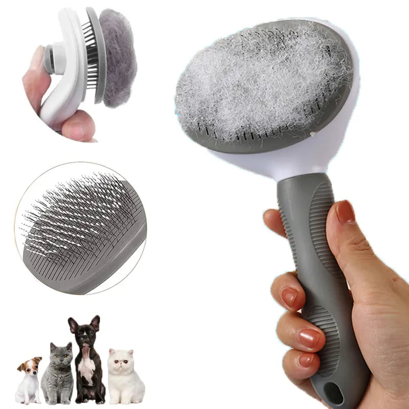 Stainless Steel Dog Hair Remover Brush