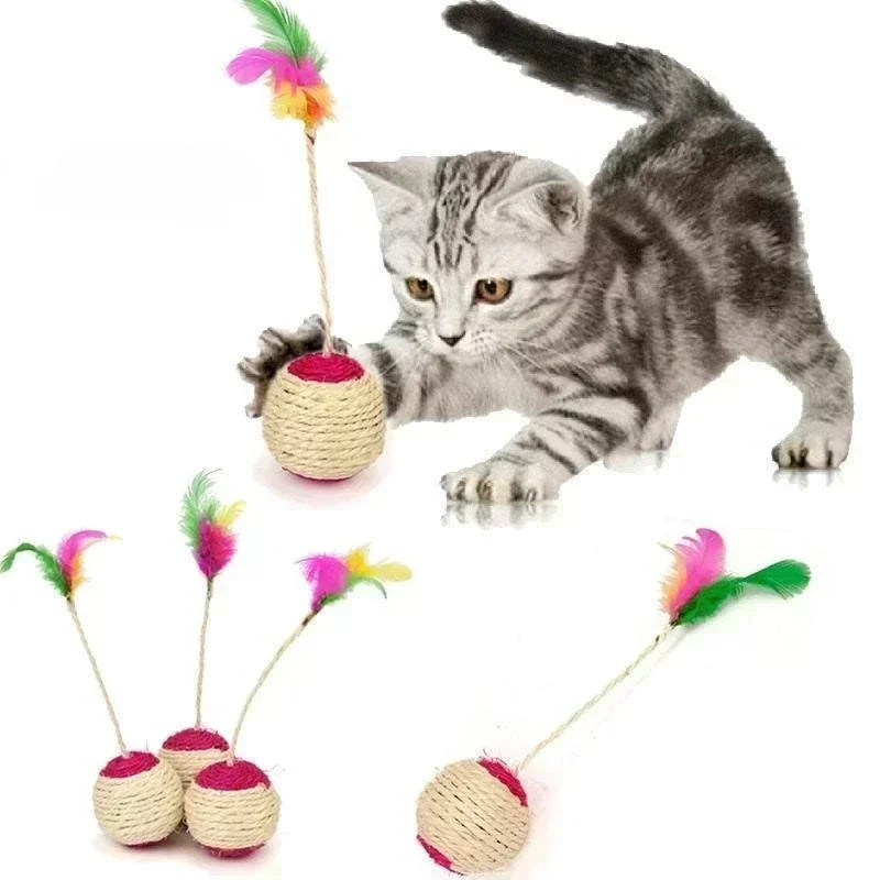Cat Sisal Scratching Ball Toy