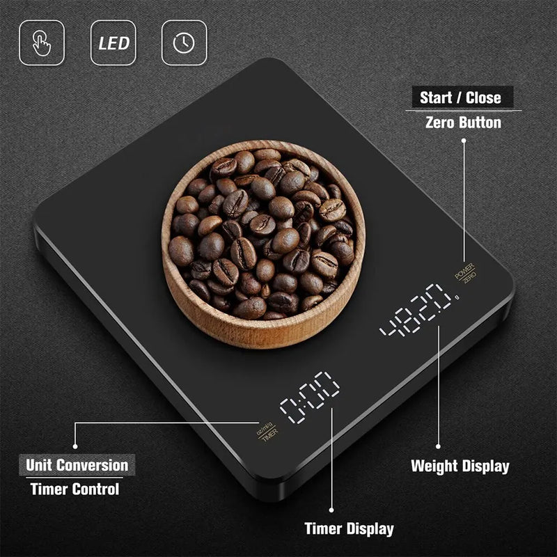 LED Screen Digital Coffee Scale